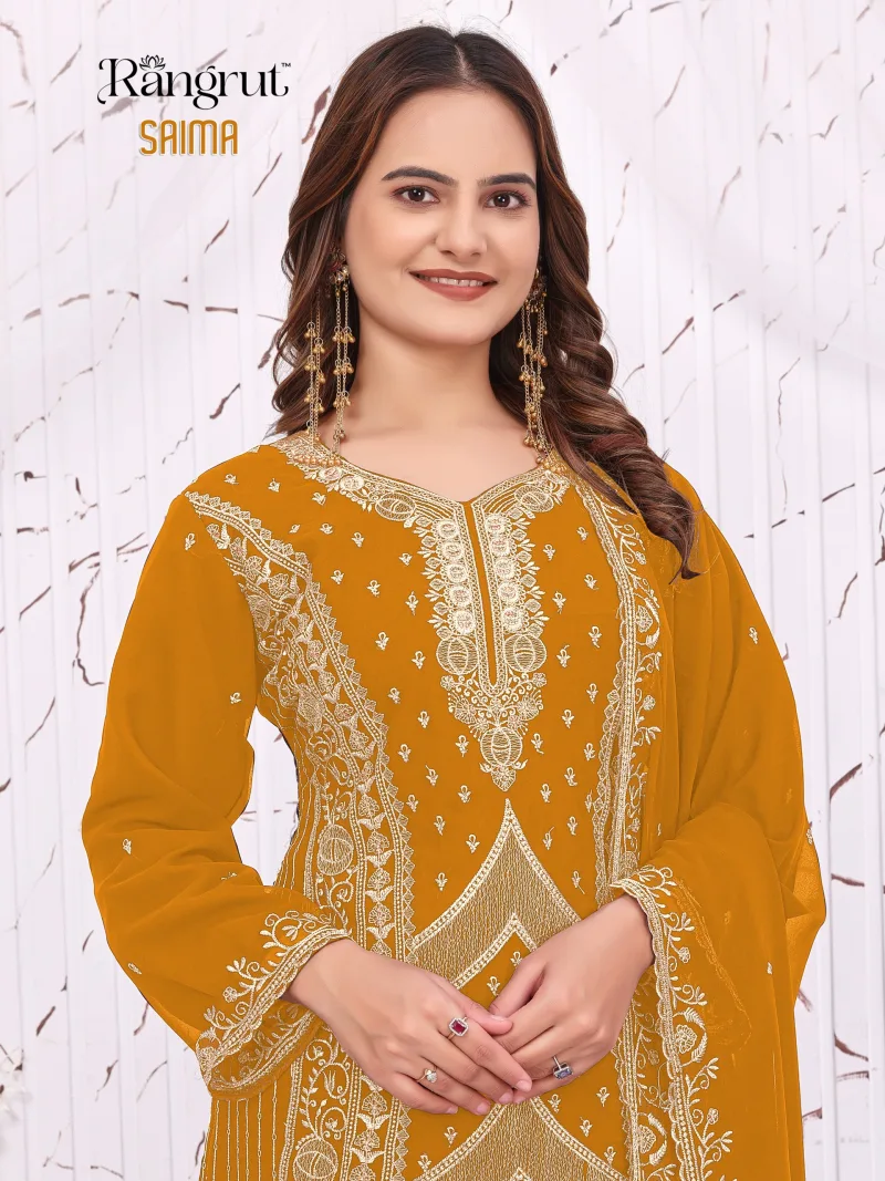 Saima By Banwery Blooming Georgette Salwar Kameez